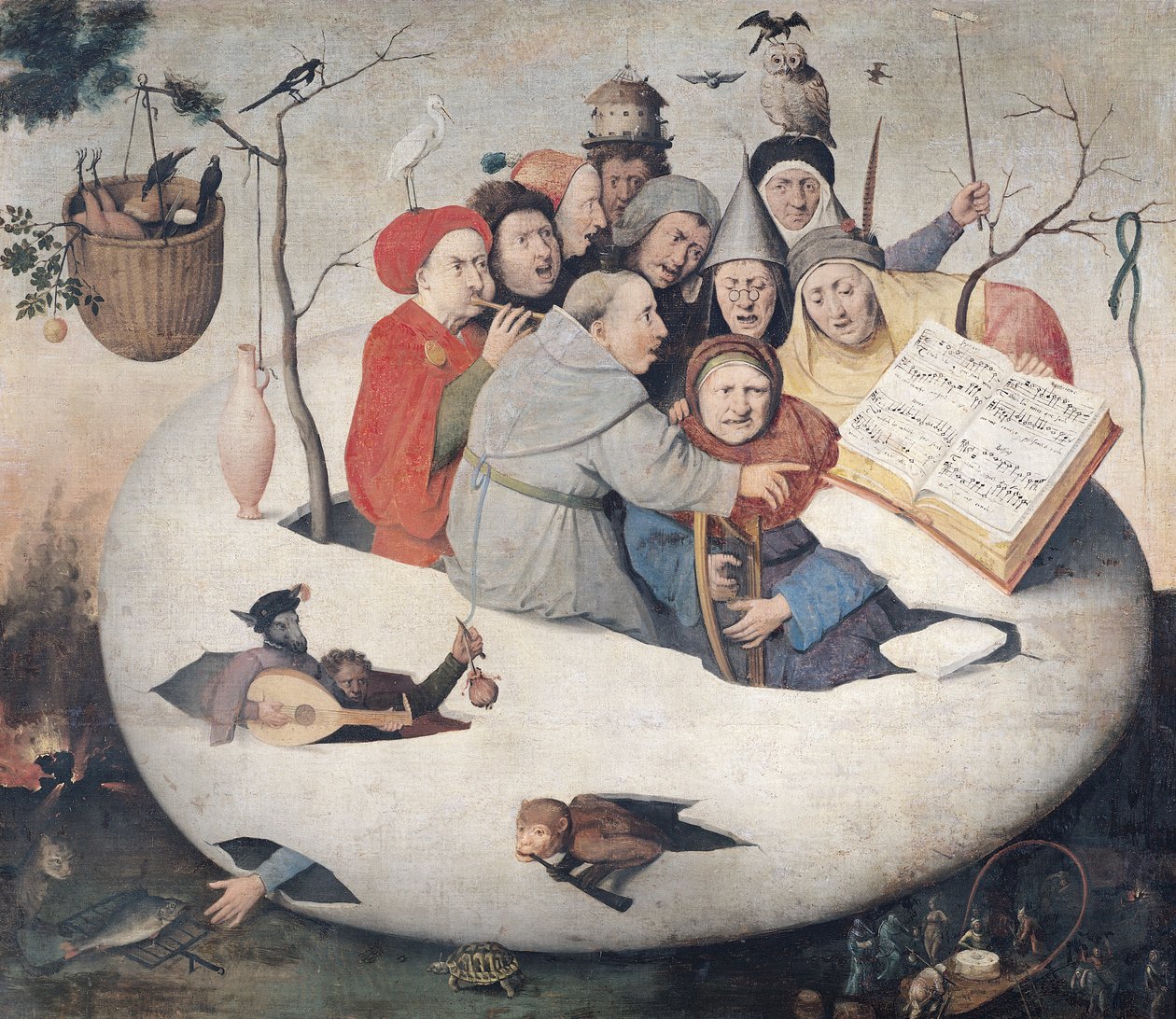 Das Konzert im Ei von Hieronymus Bosch