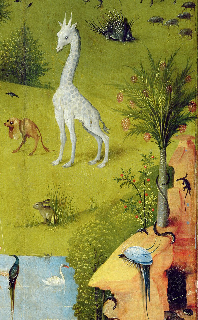 Der Garten der Lüste, ca. 1500 (Detail) von Hieronymus Bosch