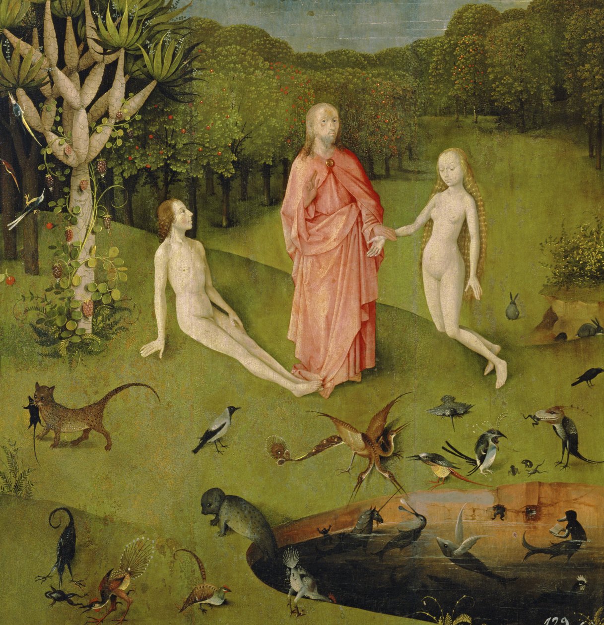 Der Garten der Lüste, ca. 1500 (Detail) von Hieronymus Bosch