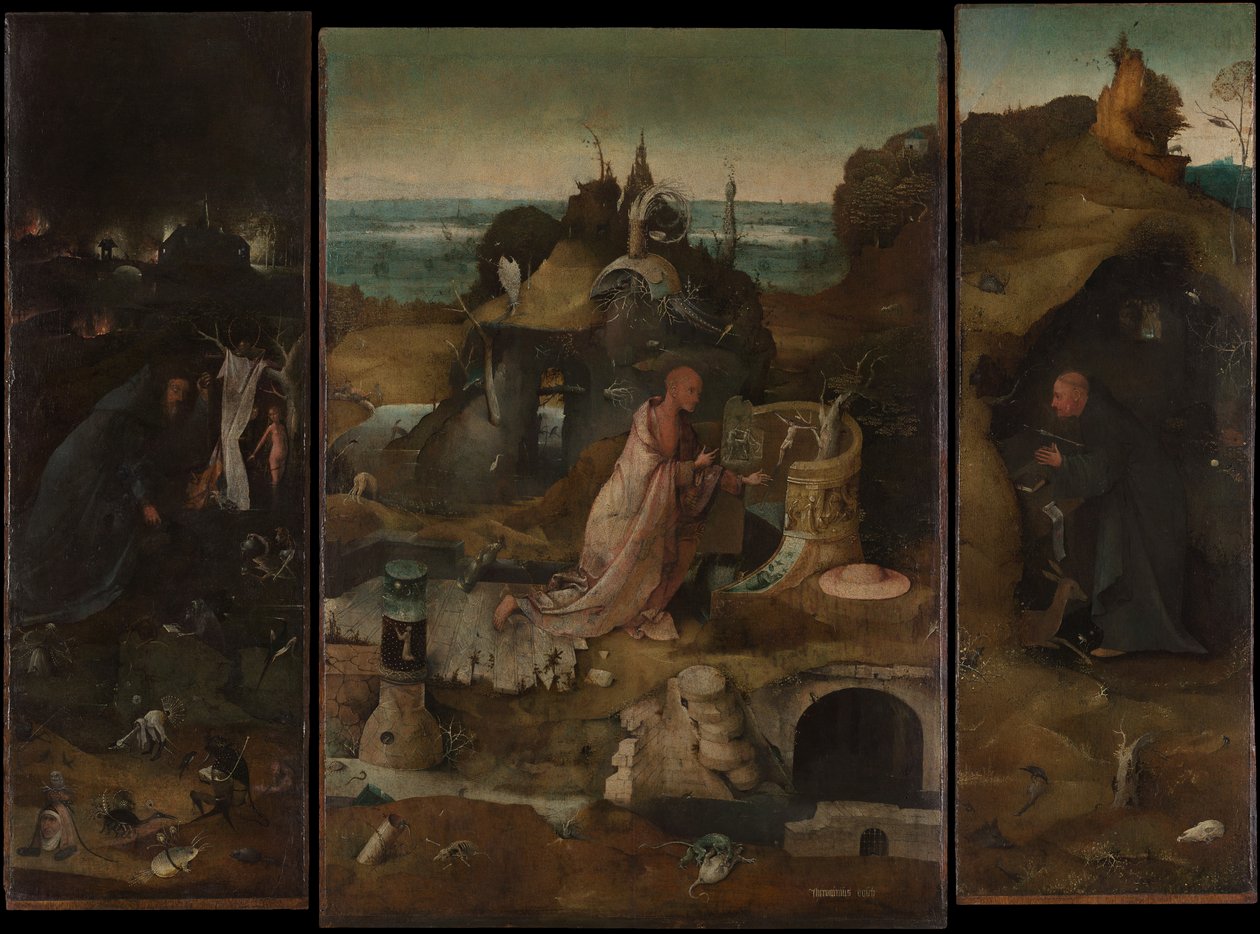 Die Eremiten-Triptychon von Hieronymus Bosch