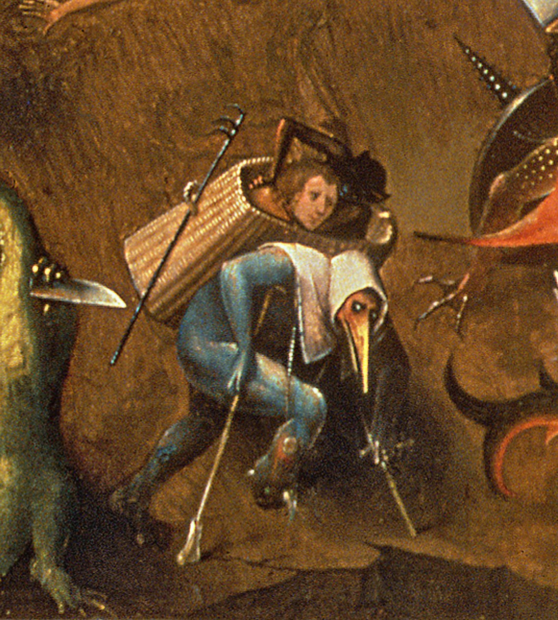 Das Jüngste Gericht (Detail) von Hieronymus Bosch