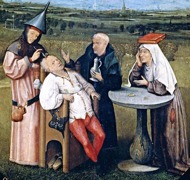 Die Steinoperation von Hieronymus Bosch