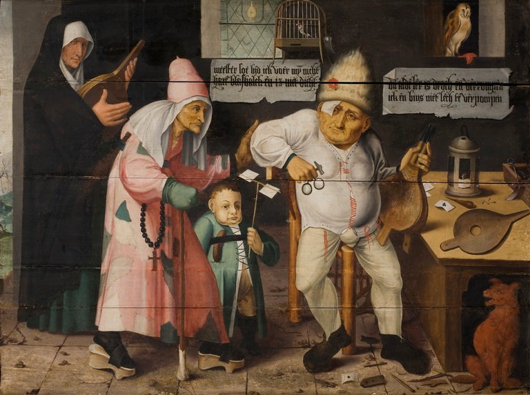 Der Blasebalgreparateur von Hieronymus Bosch