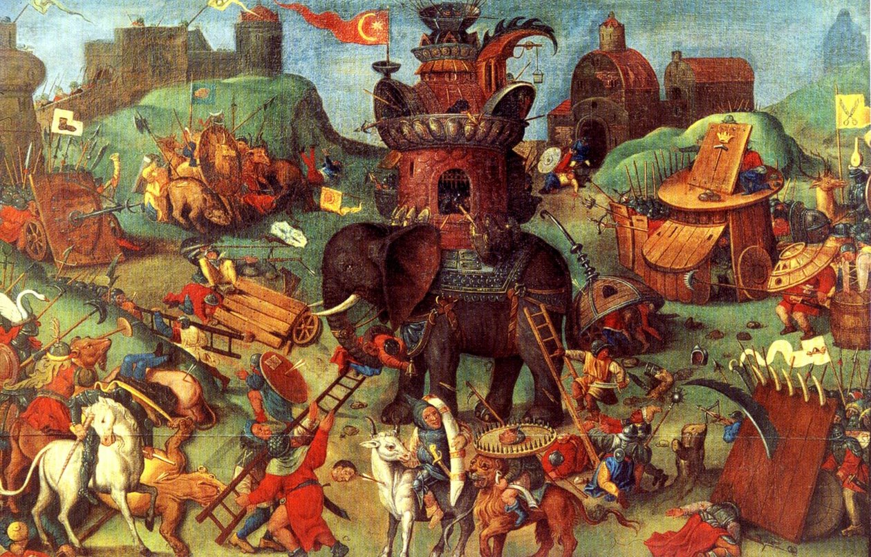 Kriegselefant von Hieronymus Bosch