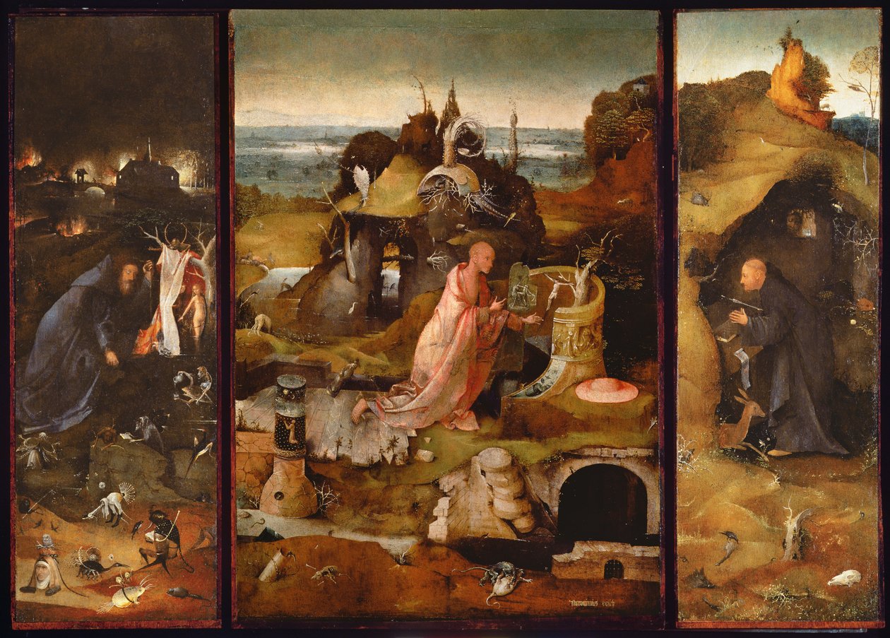 Altarbild der Einsiedler von Hieronymus Bosch