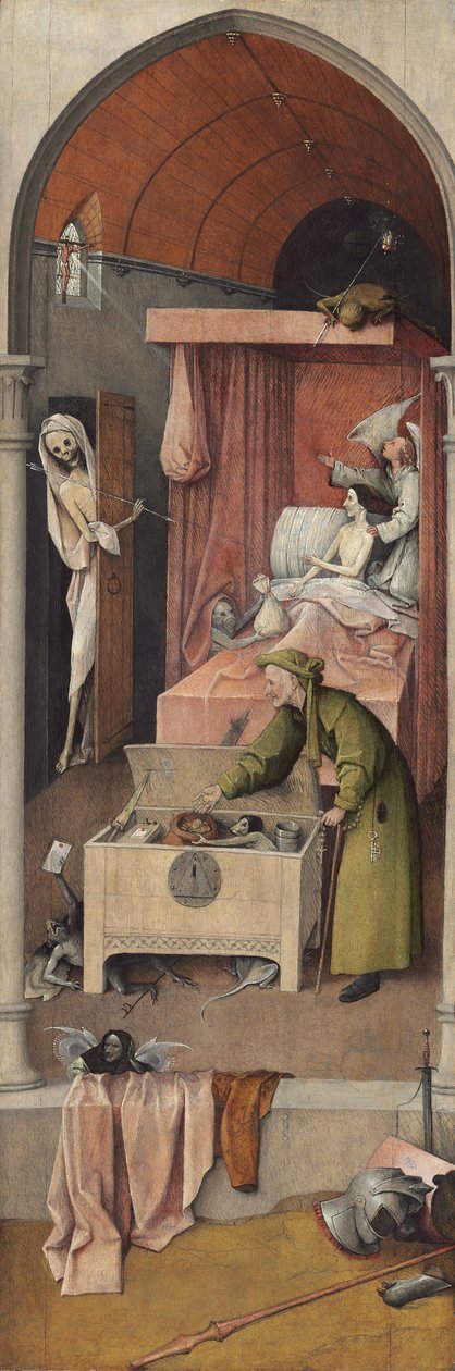 Tod und Geizhals von Hieronymus Bosch