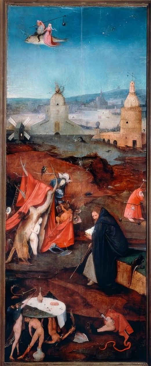 Der Hl. Antonius in Betrachtung von Hieronymus Bosch