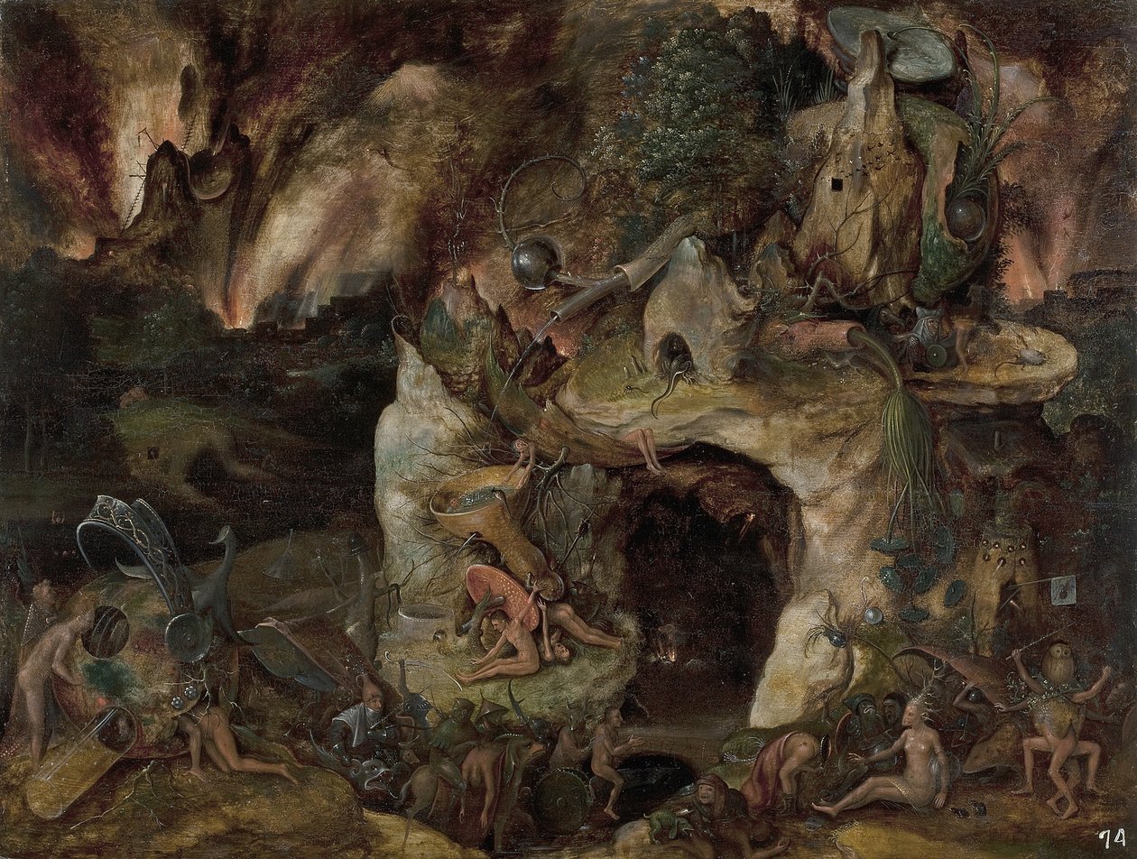 Inferno Landschaft von Hieronymus Bosch