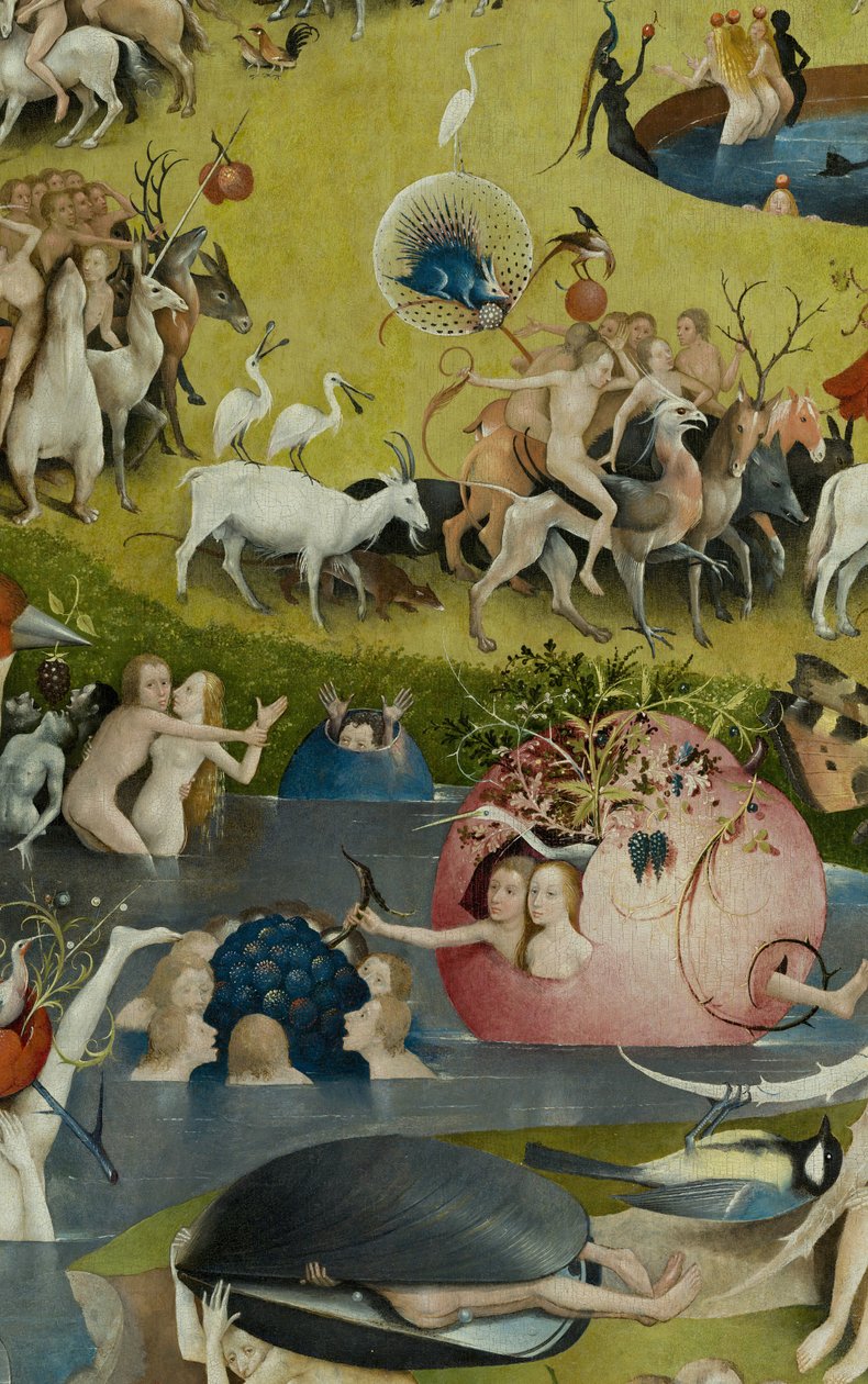 Der Garten der Lüste, 1490-1500 von Hieronymus Bosch