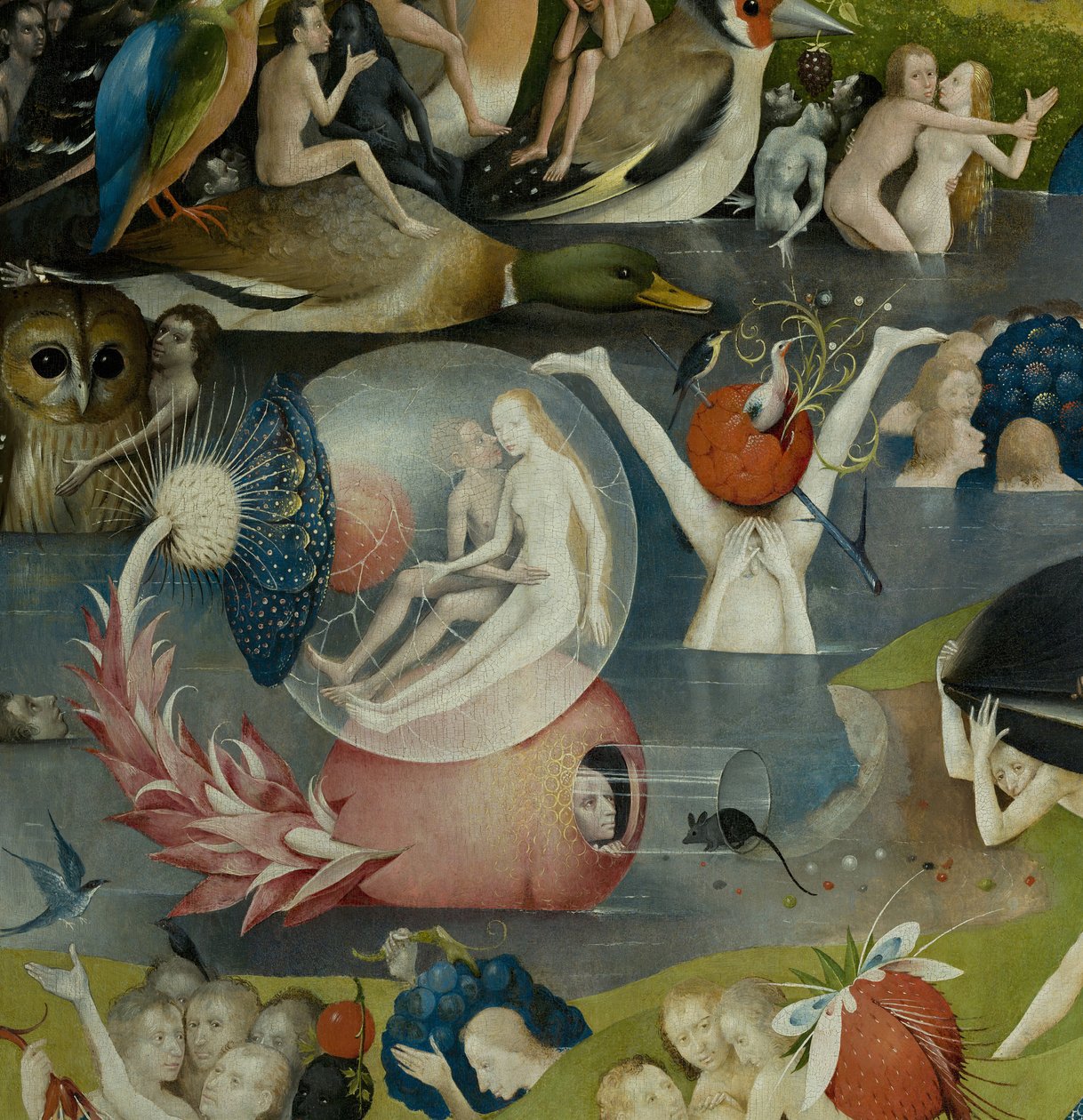 Der Garten der Lüste, 1490-1500 von Hieronymus Bosch
