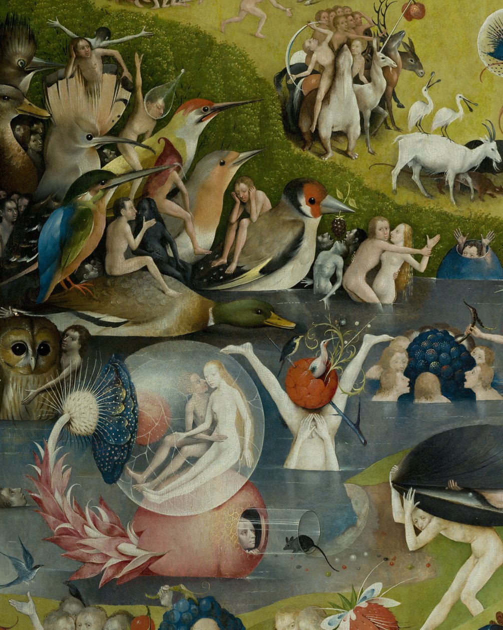 Der Garten der Lüste, 1490-1500 von Hieronymus Bosch