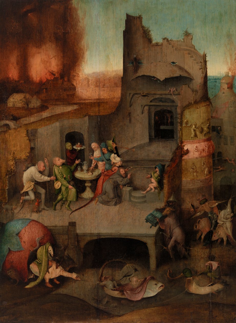 Die Versuchung des heiligen Antonius von Hieronymus Bosch