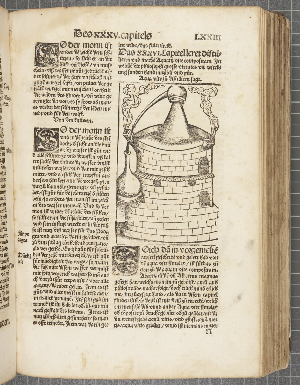 Das Buch zu Distillieren von Hieronymus Brunschwig