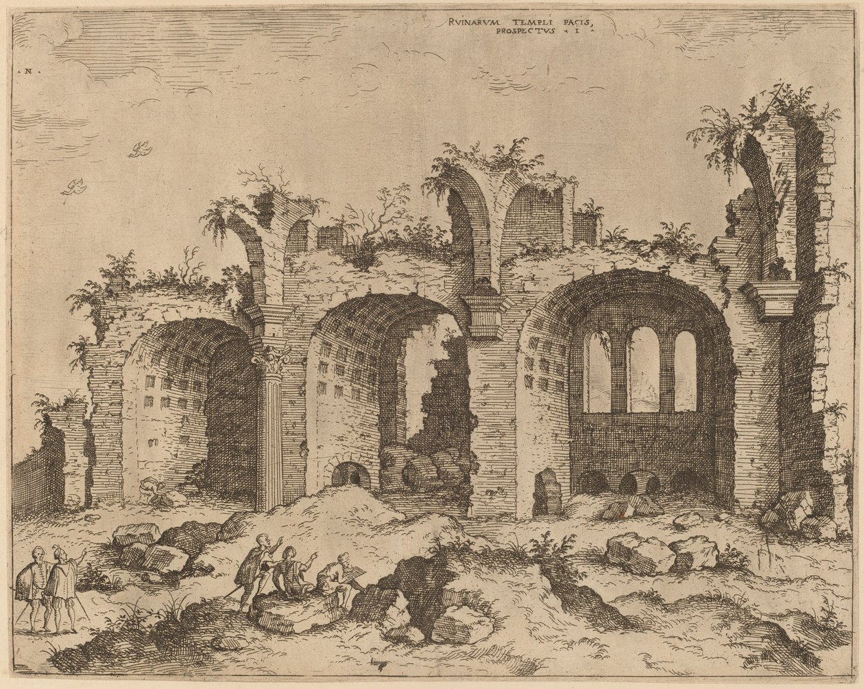 Die Basilika von Konstantin von Hieronymus Cock