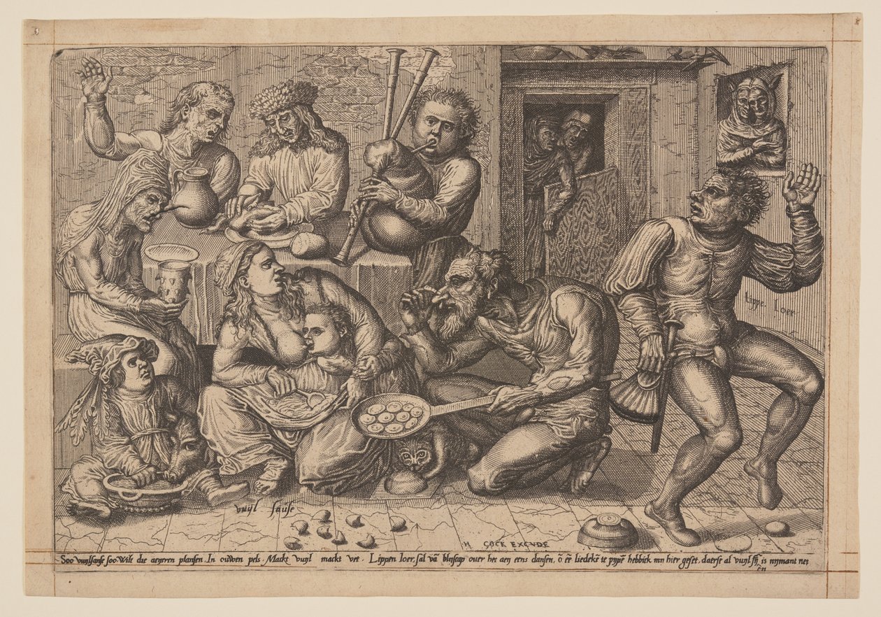 Vuyl Sauce (Schmutzige Sauce) von Hieronymus Cock