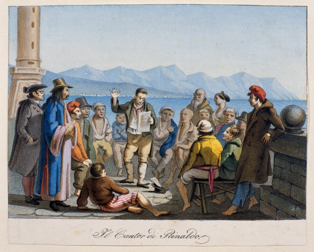 Der Sänger von Rinaldo von Hieronymus Hess