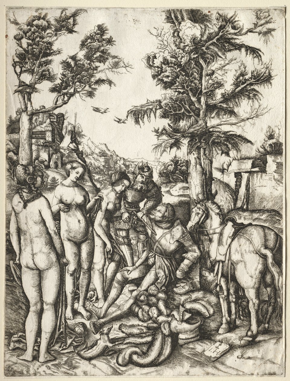 Das Urteil des Paris von Hieronymus Hopfer