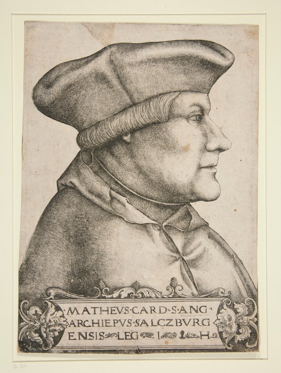 Matthäus Lang, Kardinal-Erzbischof von Salzburg von Hieronymus Hopfer