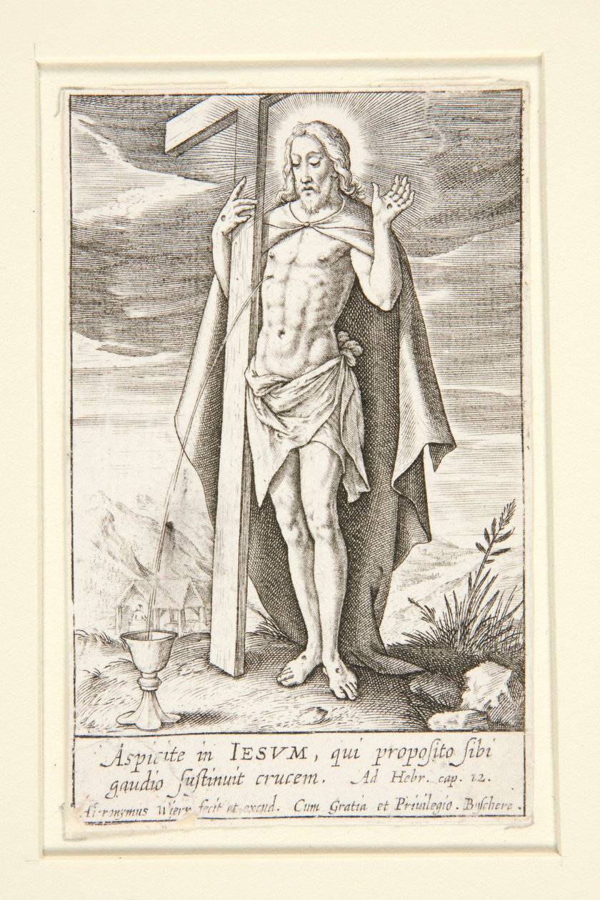 Christus als Erlöser von Hieronymus Wierix