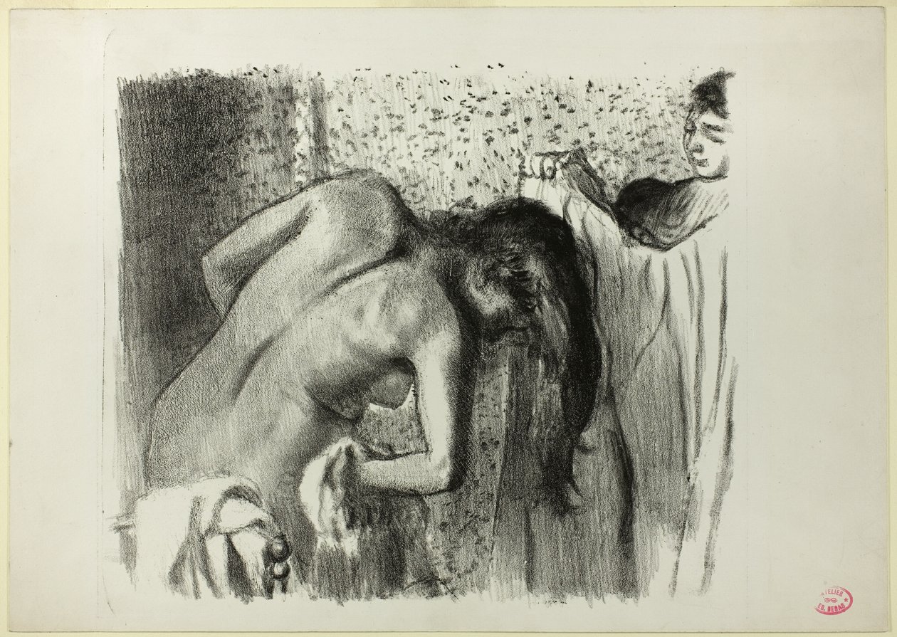 Nach dem Bad (große Version) von Hilaire Germain Edgar Degas