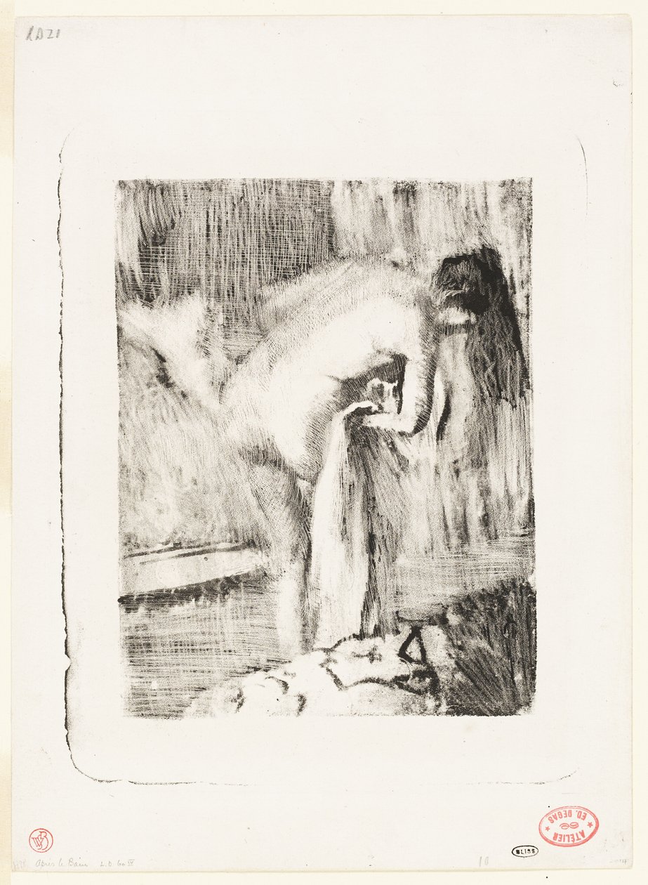 Nach dem Bad II von Hilaire Germain Edgar Degas