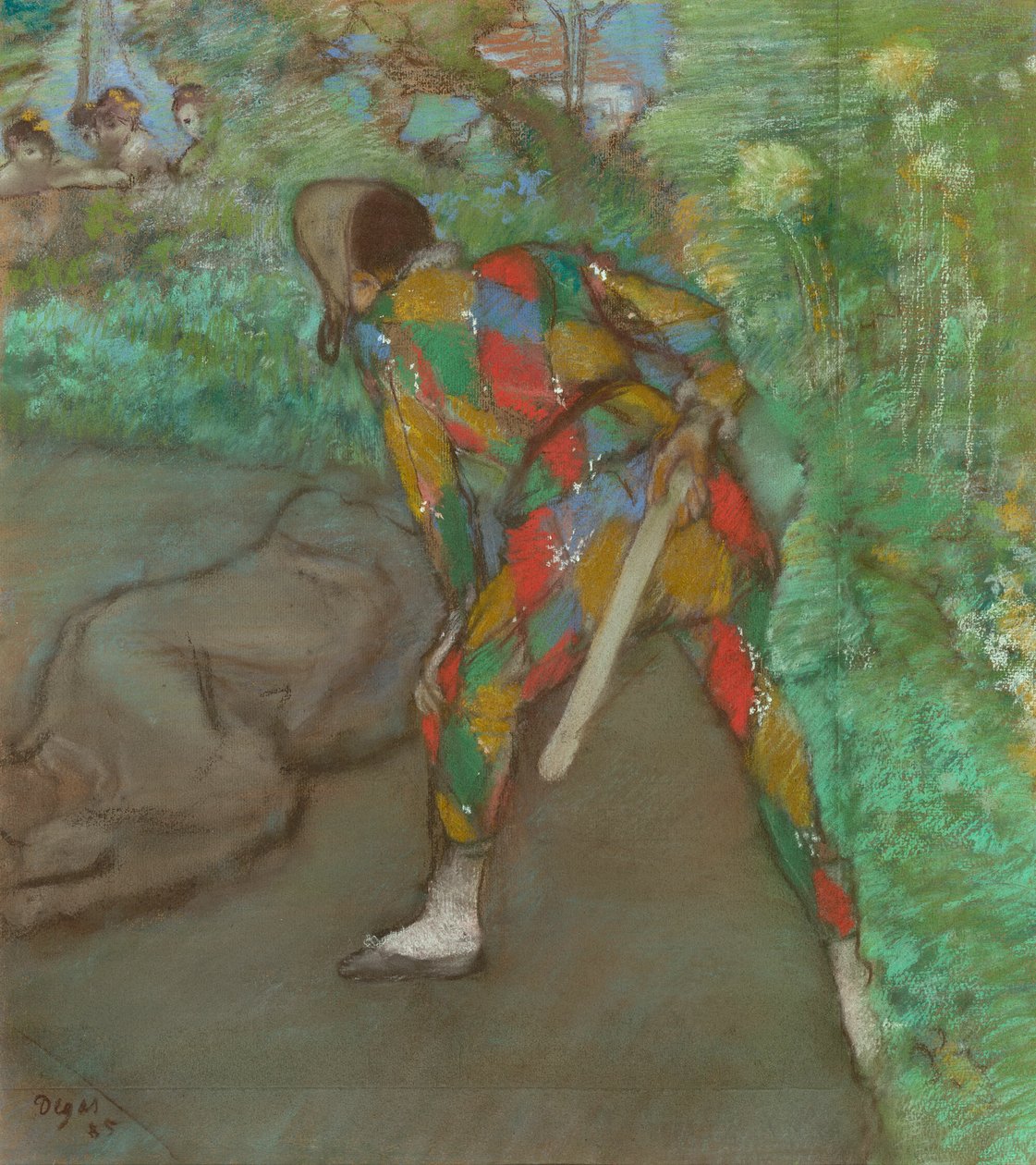 Harlekin von Hilaire Germain Edgar Degas