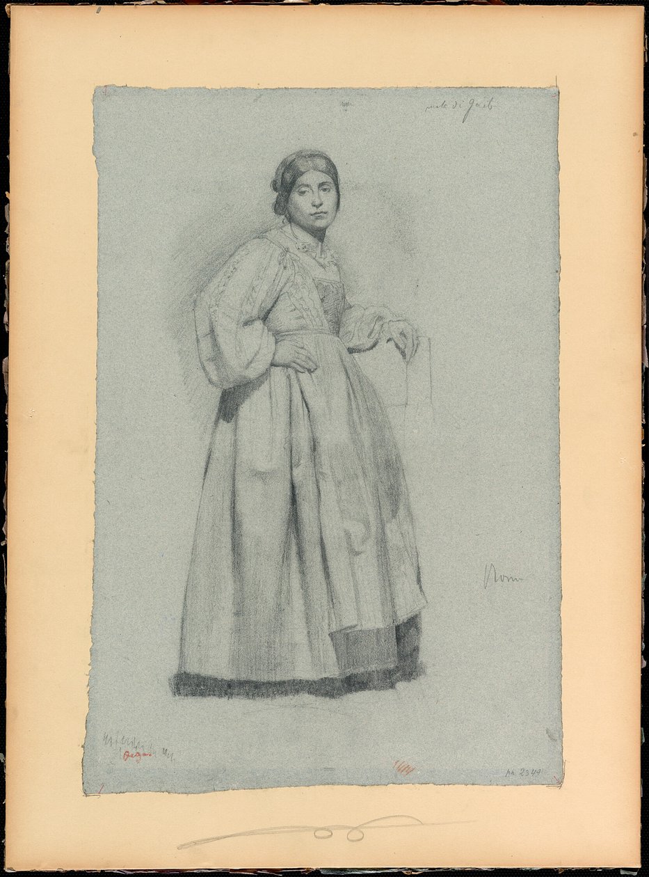 Italienerin (Gaeta) von Hilaire Germain Edgar Degas