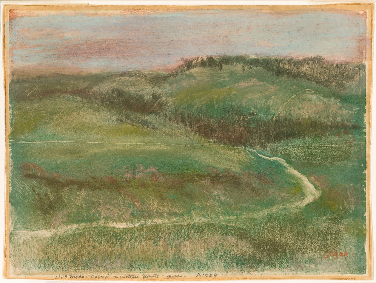 Landschaft von Hilaire Germain Edgar Degas