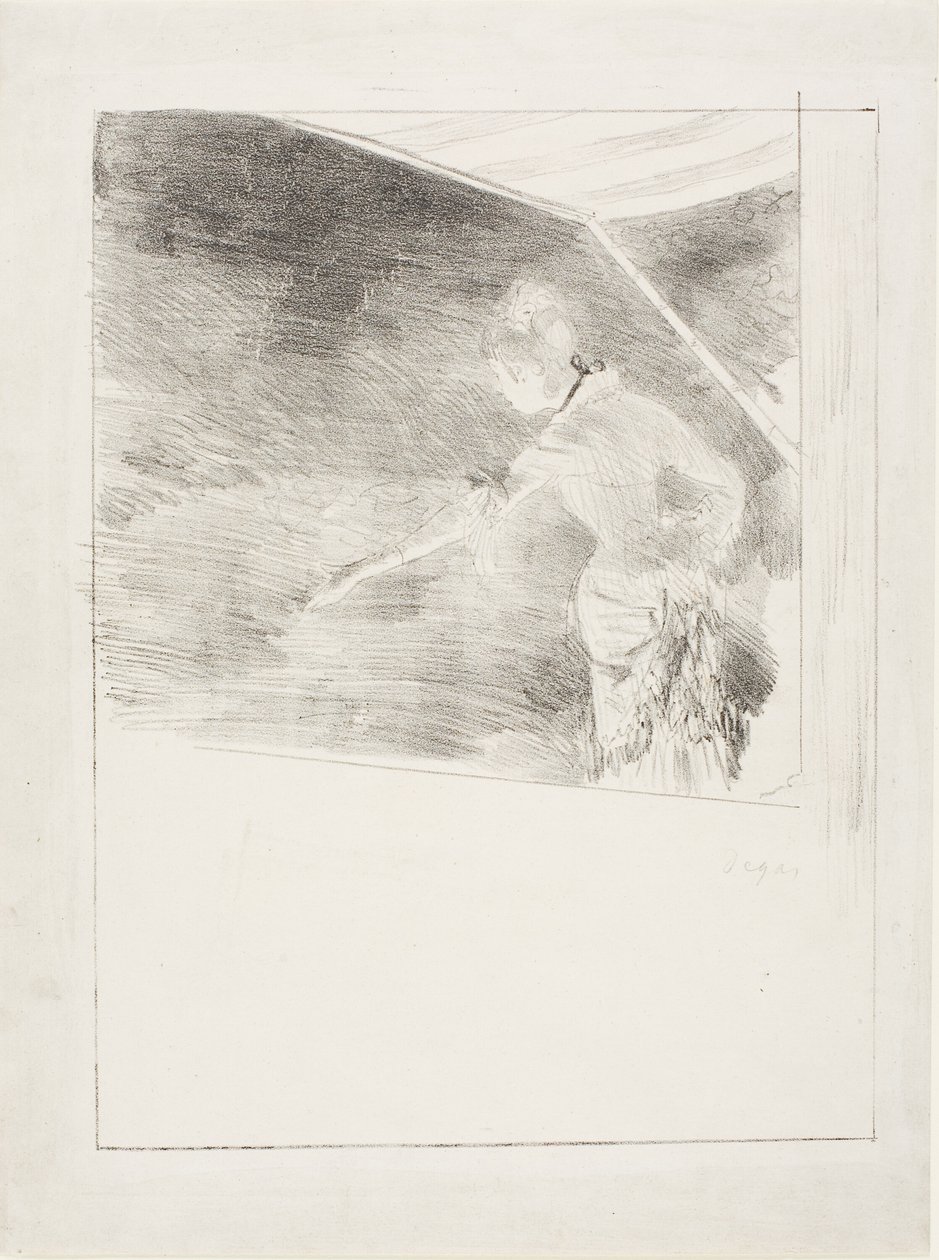 Sängerin in einem Café-Konzert von Hilaire Germain Edgar Degas