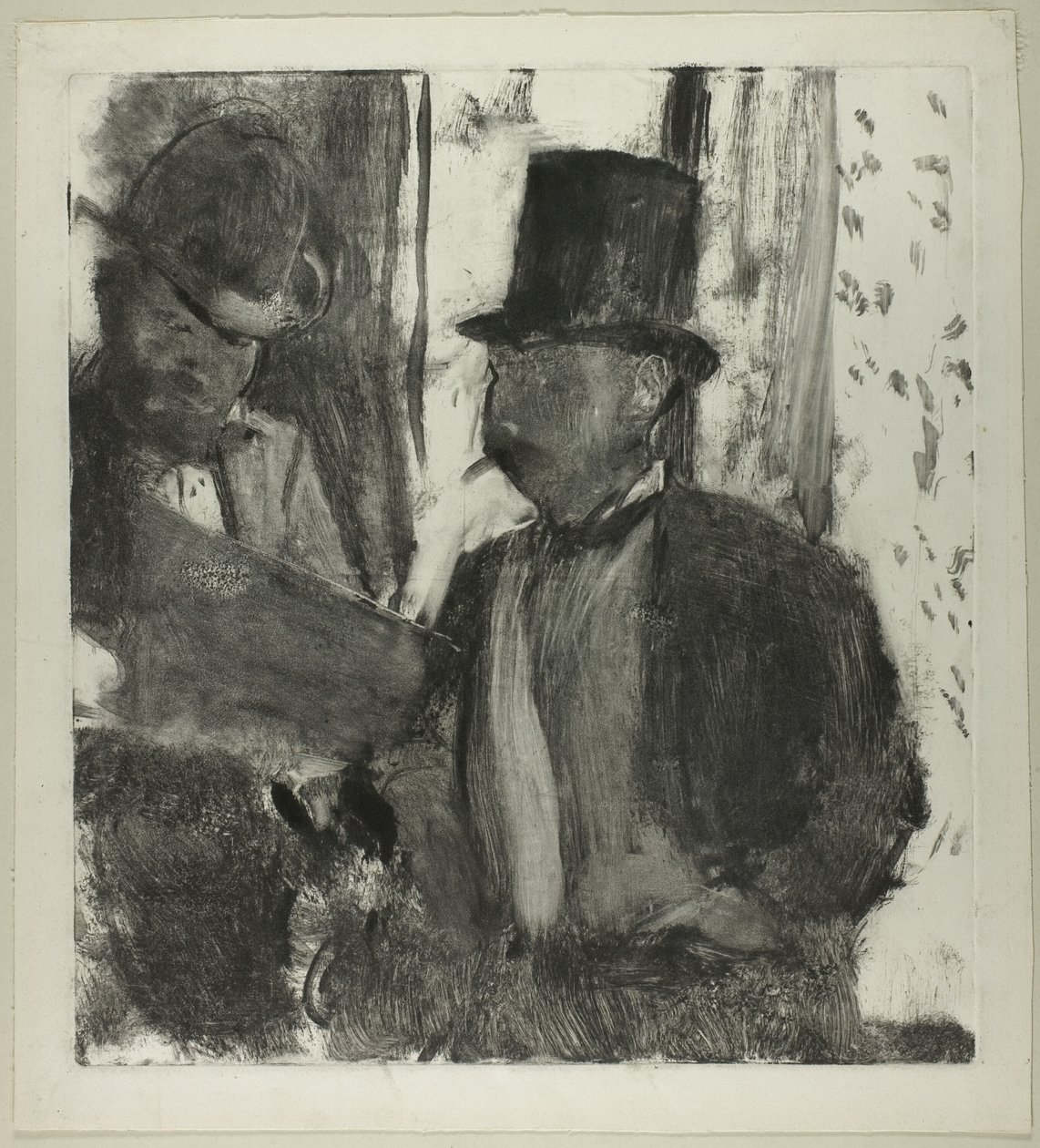 Die zwei Kenner von Hilaire Germain Edgar Degas