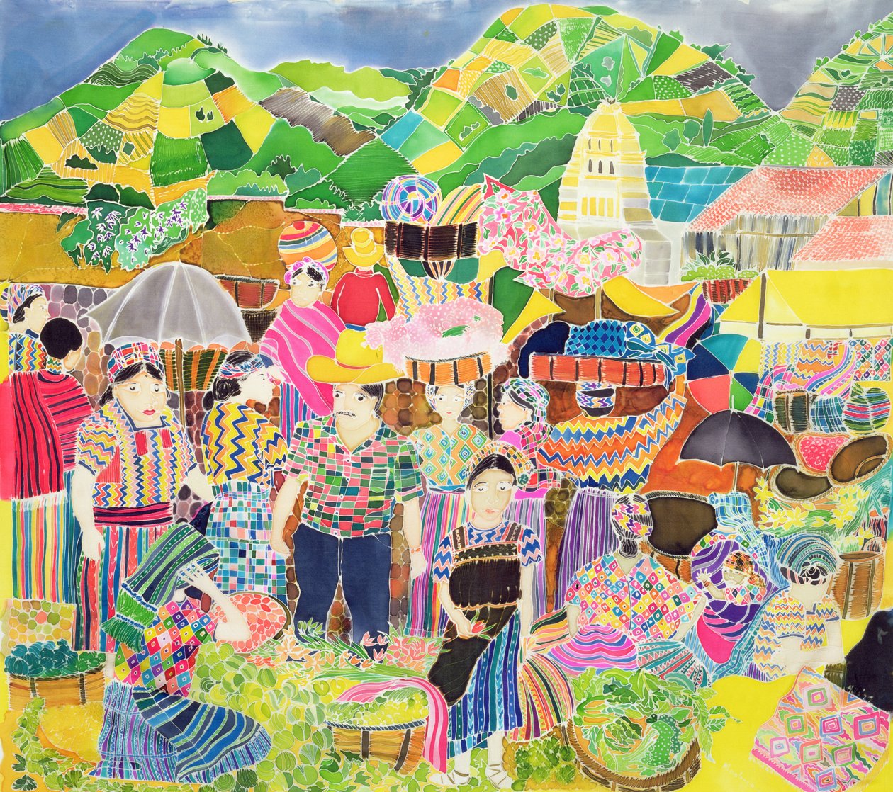 Almolonga-Markt von Hilary Simon