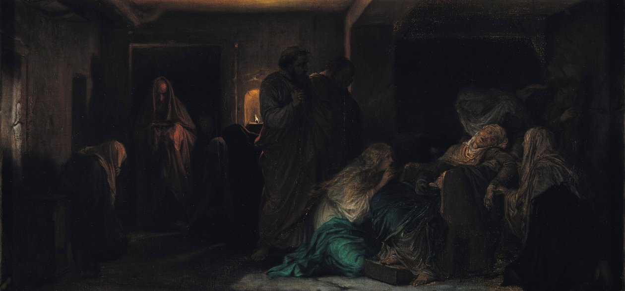 Die Ohnmacht der Jungfrau, 1856 von Hippolyte Delaroche