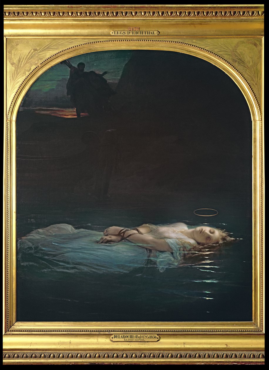 Die junge Märtyrerin, 1855 von Hippolyte Delaroche