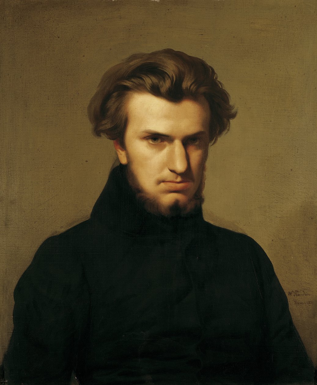 Porträt von Ambroise Thomas (1811-96), 1834 von Hippolyte Flandrin