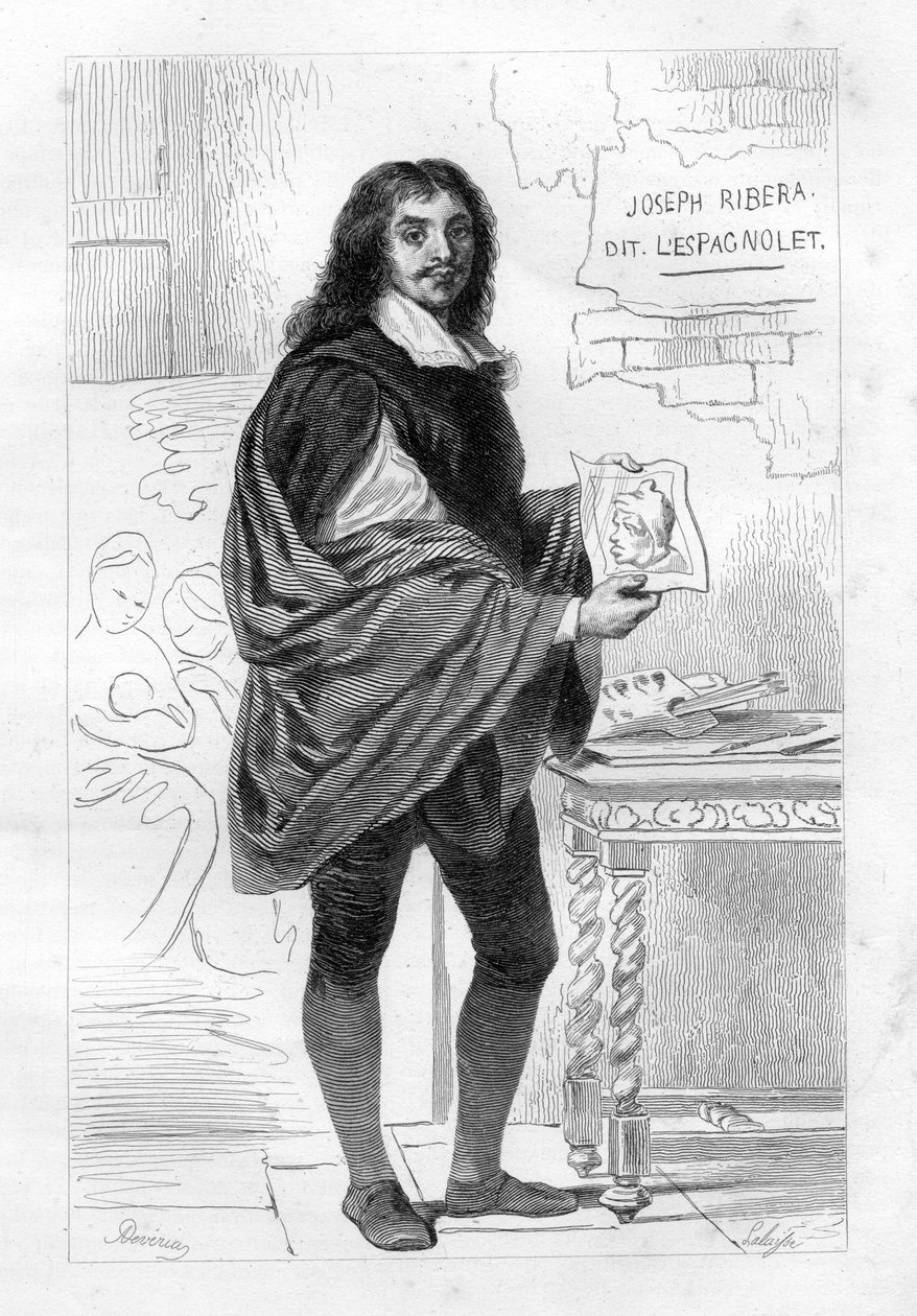 José de Ribera von Hippolyte Lalaise Devéria