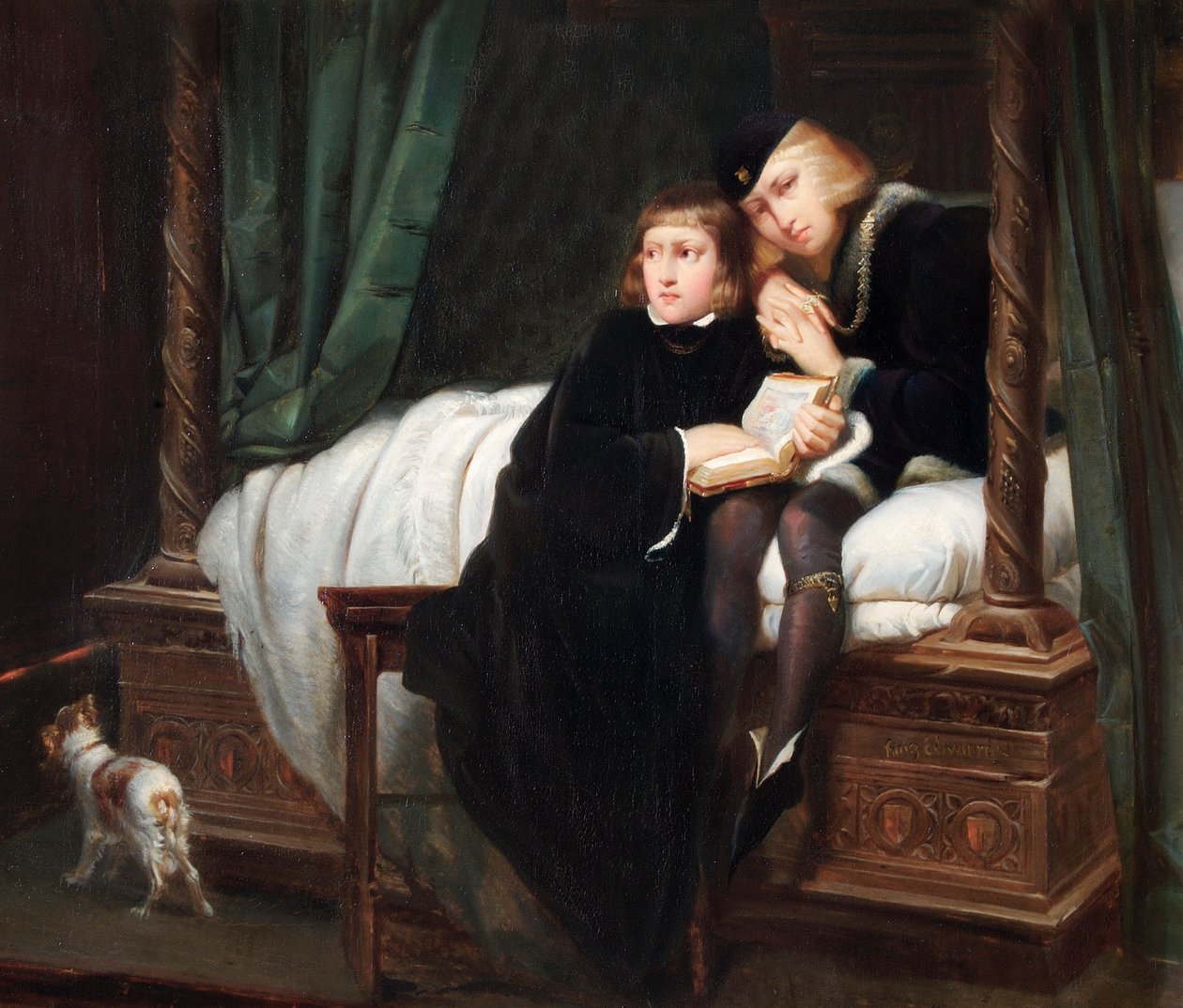 Die Prinzen im Turm von Hippolyte (1797 1856) (after) Delaroche