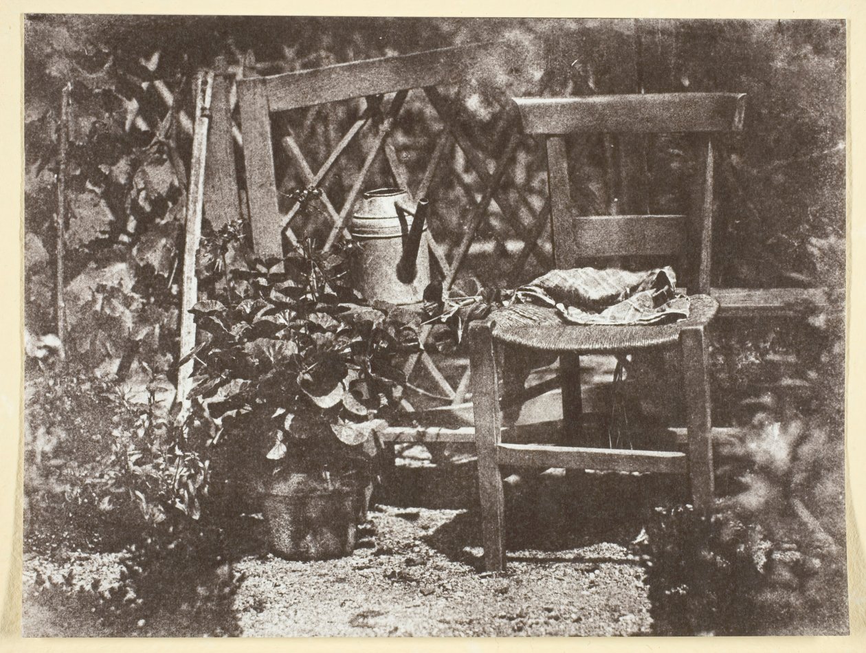 Stuhl im Garten von Hippolyte Bayard