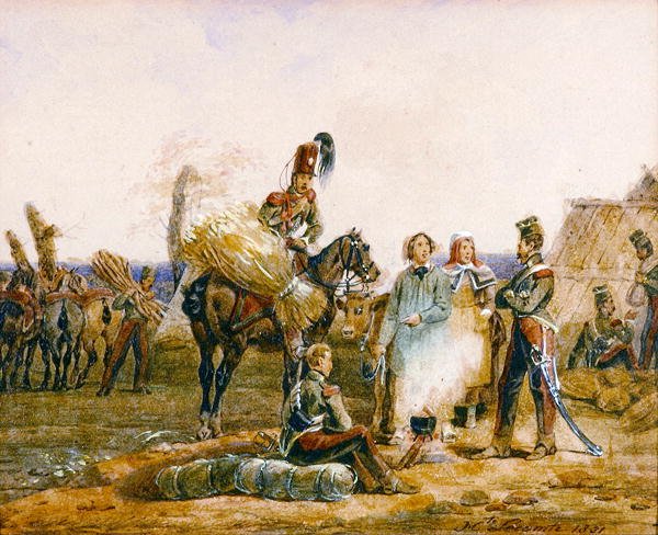 Französische Truppen von Hippolyte Lecomte