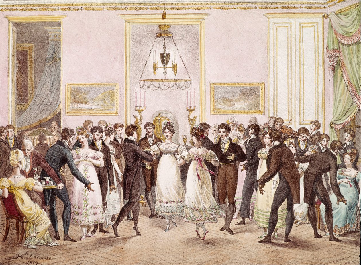 Gesellschaftsball von Hippolyte Lecomte