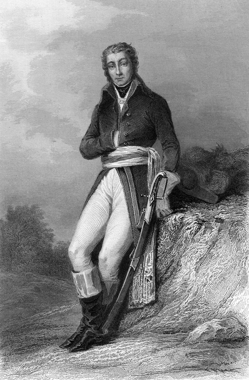 General Jean Moreau von Hippolyte Louis (after) Pauquet