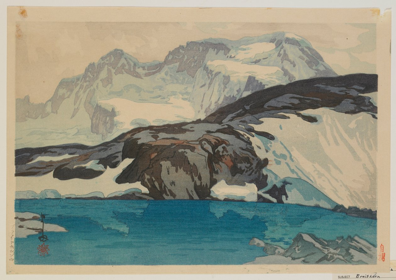 Breithorn, Taisho-Ära von Hiroshi Yoshida