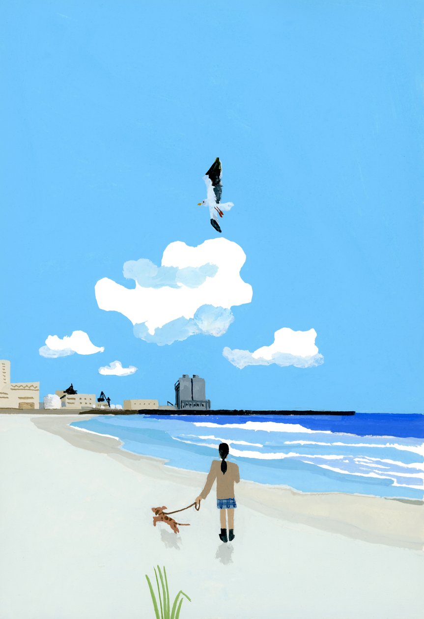 Oberschülerinnen und das Meer von Hiroyuki Izutsu