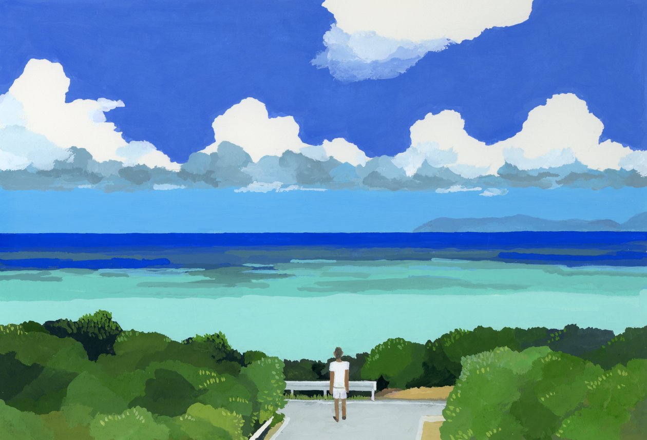 Das Meer von Okinawa, 2016 von Hiroyuki Izutsu