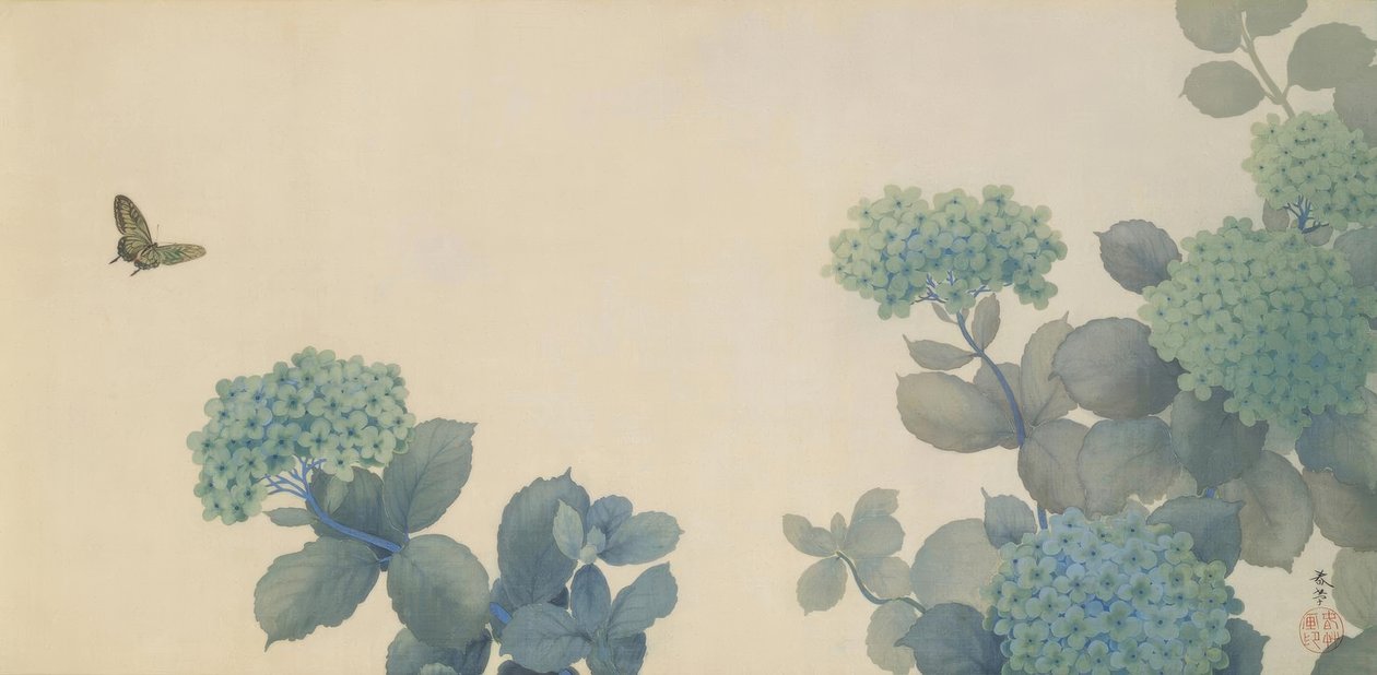 Hishida Shunso, Hortensien von Hishida shunso