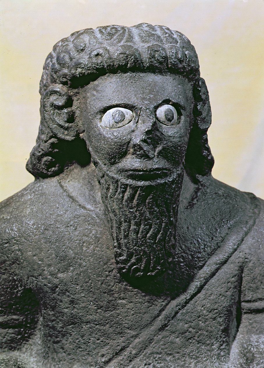 König Hadad, aus dem Palast in Tell-Halaf, Syrien von Hittite
