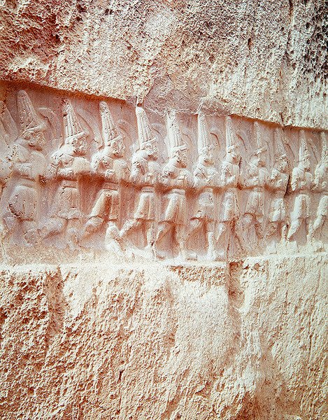 Prozession der bewaffneten Götter von Hittite