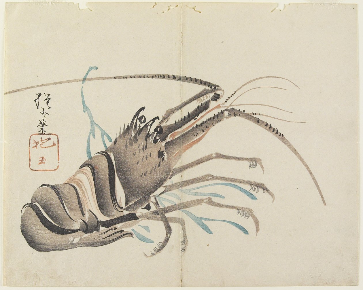 (Flusskrebs), ca. 1830 von Hogyoku
