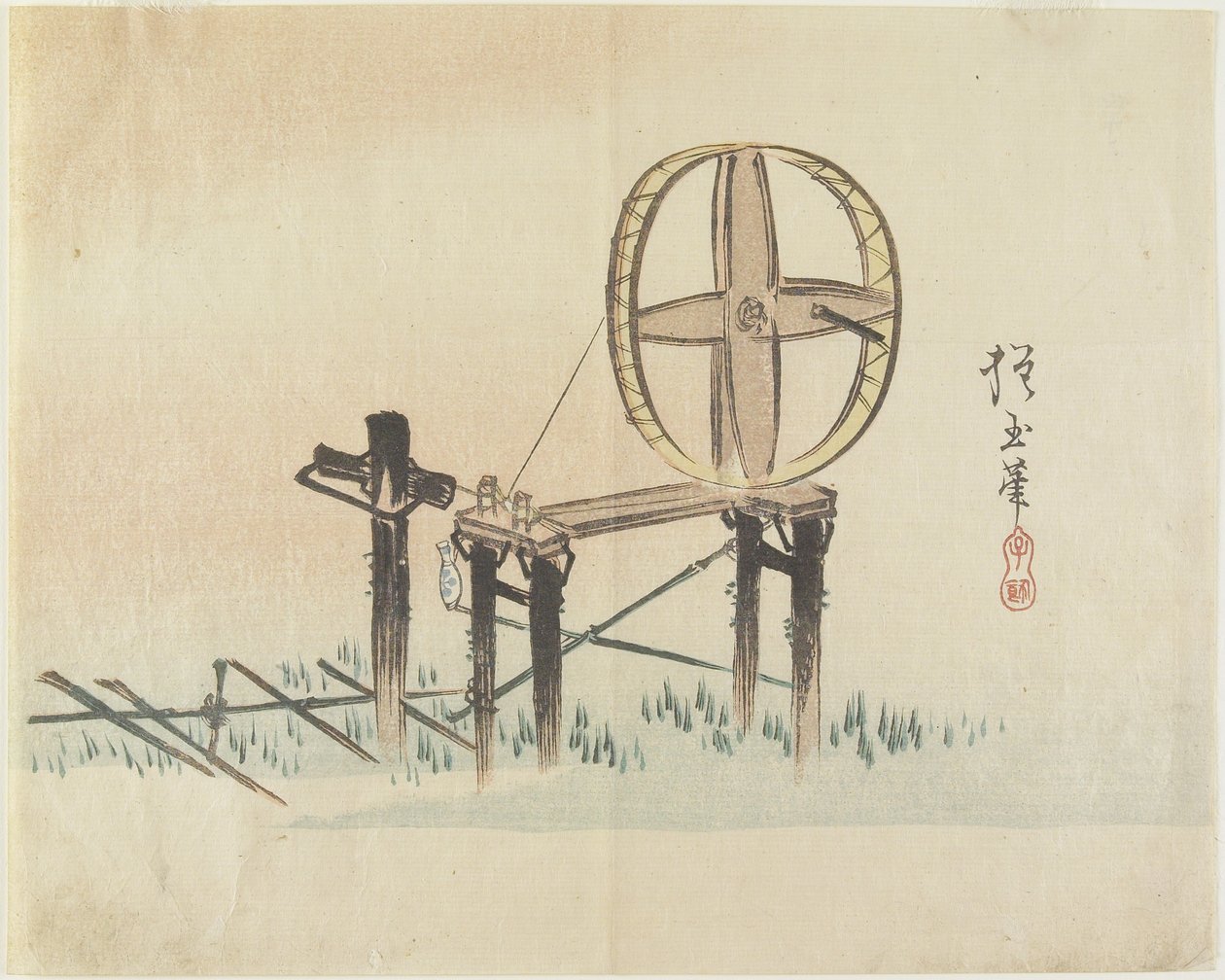 Spinnrad, ca. 1830 von Hogyoku