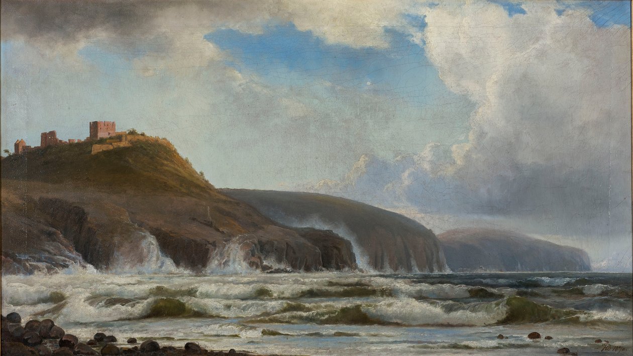 Die Küste südlich von Hammershus von Holger Drachmann