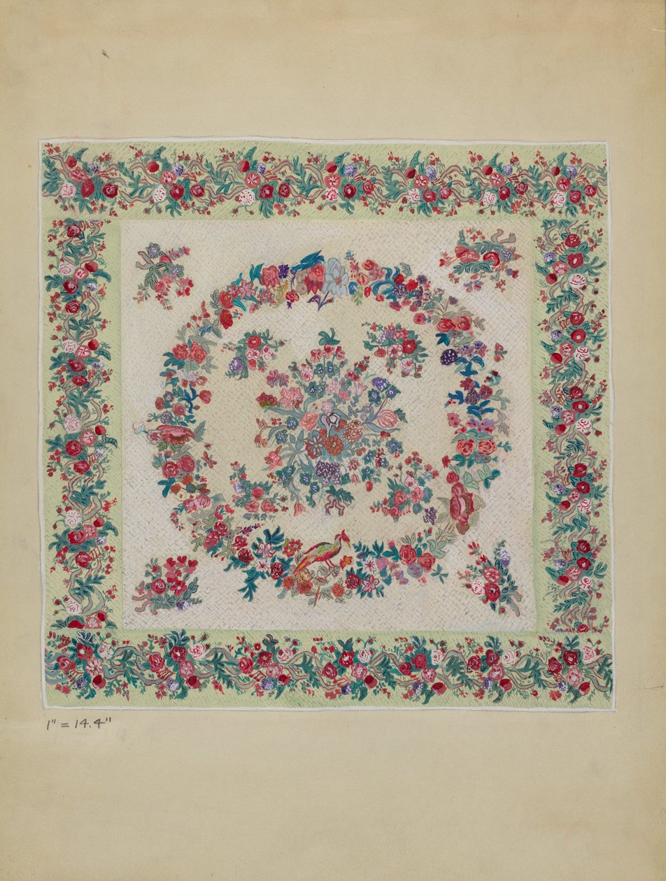 Applikationsquilt von Hollmana